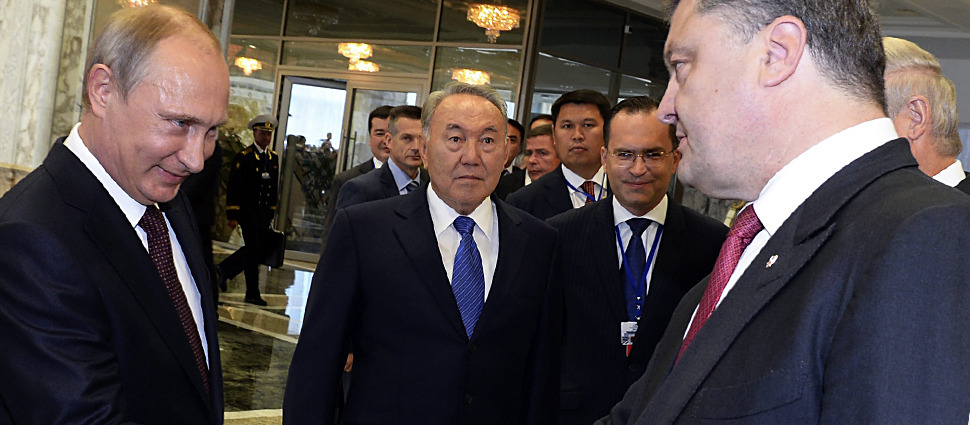 Putin i Poroszenko w Mińsku. Do rozmowy w cztery oczy jednak doszło